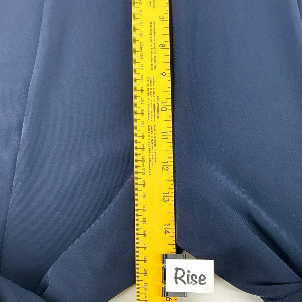 Joseph Ribkoff Womens Size 14 16 Navy Blue Stretch Straight Leg Pants - Picture 5 of 7
